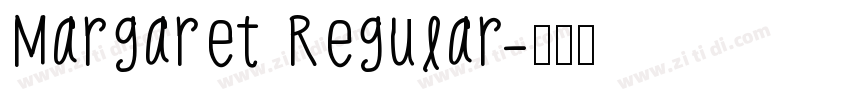 Margaret Regular字体转换